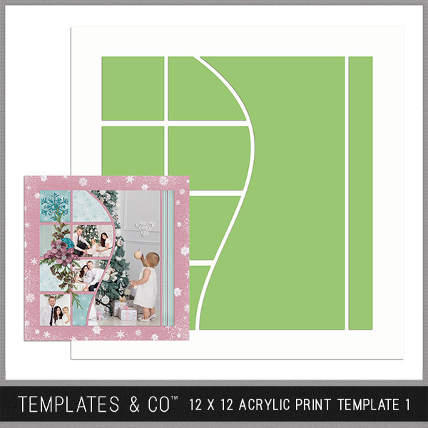 12 X 12 Acrylic Print Template 1