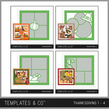 Thanksgiving Template Bundle 1 - 4