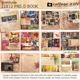 Gratitude 12x12 Pre-designed Book