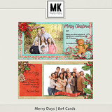 Merry Days - 8x4 Christmas Cards