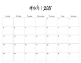 2018 Bring Me Calendar 11x8.5