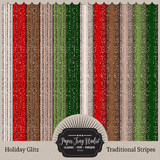 Holiday Glitz - Traditional Stripes