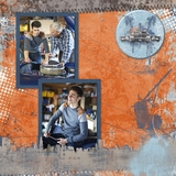 Discover Grunge 8x8 Predesigned Pages