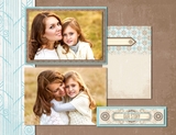 Vintage Chic 11x8.5 Digital Predesigned Pages