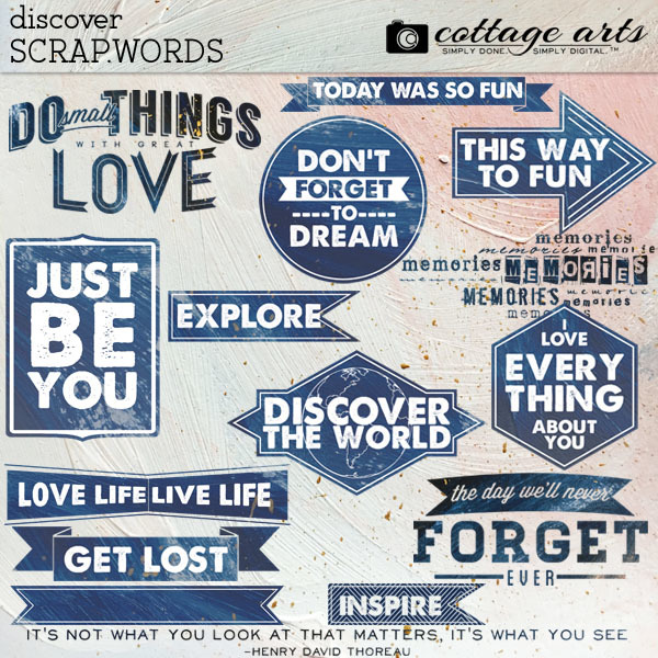 Discover Scrap.words Digital Art - Digital Scrapbooking Kits