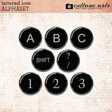 Tattered Love Alphaset