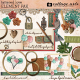 Tattered Love Element Pak