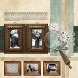 Vintage Memories Clock Faces