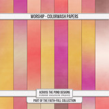 Faithfull Series - Worship - Colorwash Papers