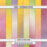 Faithfull Series - Grace - Colorwash Papers