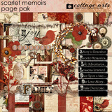 Scarlet Memoirs Page Pak