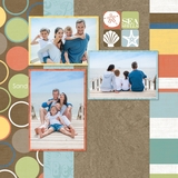 Beach Vacation 12x12 Predesigned Pages