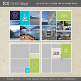 Let's Go On A Cruise Pre-designed Book And Card Kit Bundle