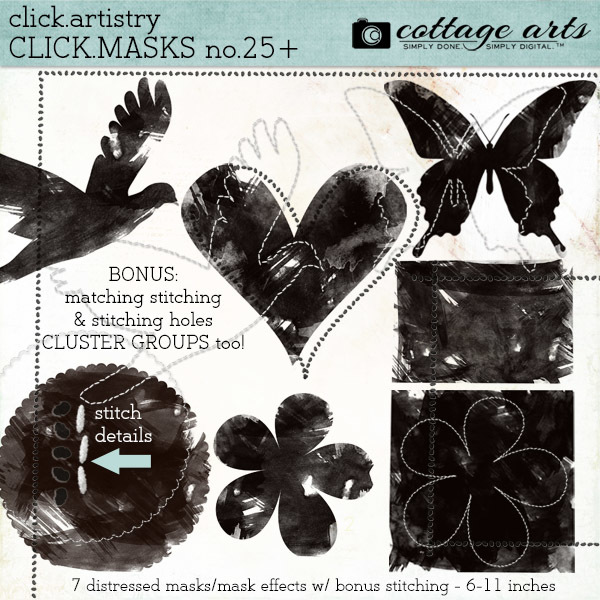Click Up Mask Click.Masks Mega-Bundle | Digital Art