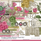 Vintage Garden Element Pack No. 01