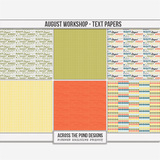 August Workshop - Discounted Bundle