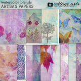 Watercolor Blends Artisan Papers