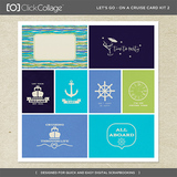 Let's Go On A Cruise Pre-designed Book And Card Kit Bundle