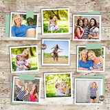 Rustic Mint Pre-designed Book