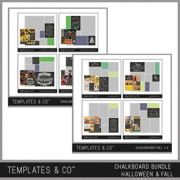 Chalkboard Bundle Halloween & Fall
