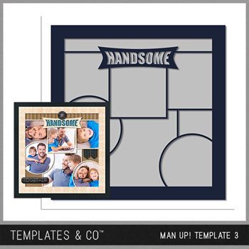 Man Up Templates 1 - 4 | Digital Art