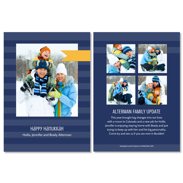 Banner Year Blue and Yellow