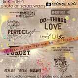 Click.artistry Scrap.words