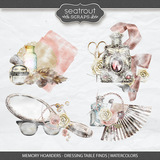 Memory Hoarders - Dressing Table Finds Watercolors