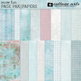 Snow Fun Page Pak