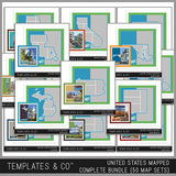 United States Mapped - Complete Bundle