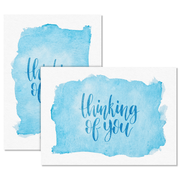 Watercolor Thinking of You