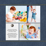 Blue Denim 12x12 Pre-designed Book