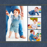 Blue Denim 12x12 Pre-designed Book