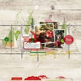 Christmas Garden Scrapbooking Kit