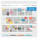 2019 & 2020 Be Happy Calendar 12x18