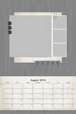 2019 & 2020 Modern Rustic Calendar 12x18