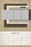 2019 & 2020 Modern Rustic Calendar 12x18