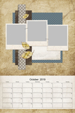 2019 & 2020 Modern Rustic Calendar 12x18