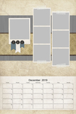 2019 & 2020 Modern Rustic Calendar 12x18