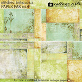 Stitched Botanicals 4 Paper Pak