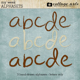 My Week Alphasets