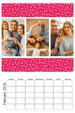 2019 & 2020 Simple Family Calendar 12x18