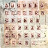Travel Stamps AlphaSet