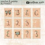 Peaches And Paisley AlphaSet