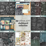 Chalkboard Love Scrap.Edges