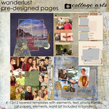 Spring Green Pre-designed Page Freebie