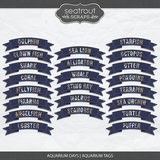 Aquarium Days Aquarium Tags