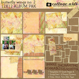 Butterfly Wings 2 12x12 Album Pak