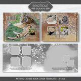 Artistic License Book Cover Template Bonus Bundle - 11x8.5