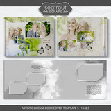 Artistic License Book Cover Template Bonus Bundle - 11x8.5